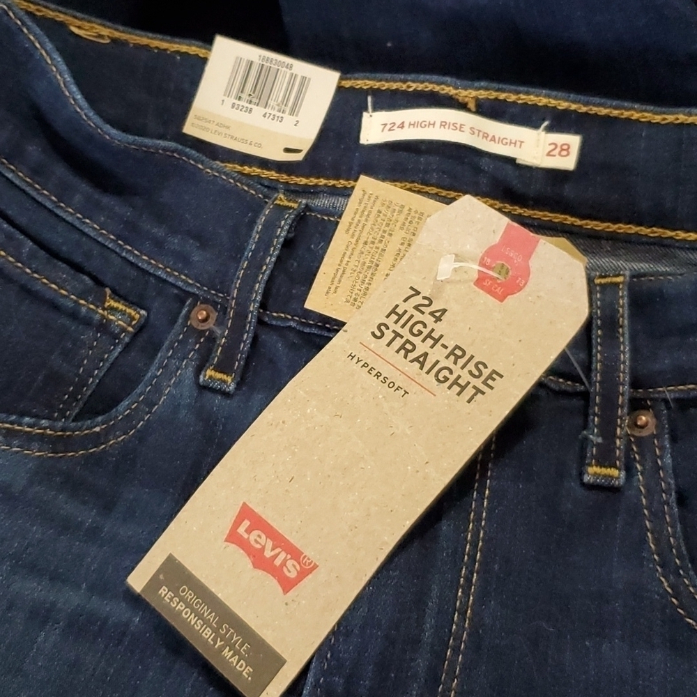š NWT 724 HIGH RISE JEANS - Picture 6 of 10